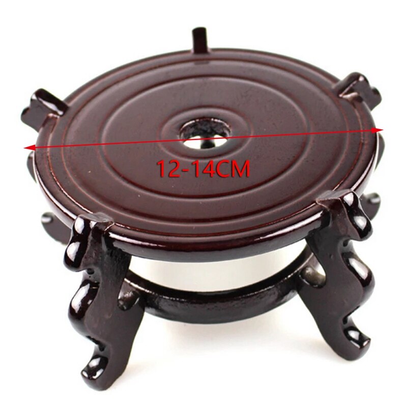 Soporte de floreros de cerámica Vintage para decoración del hogar, soporte de porcelana china tradicional antigua, azul y blanco, soporte para jarrón