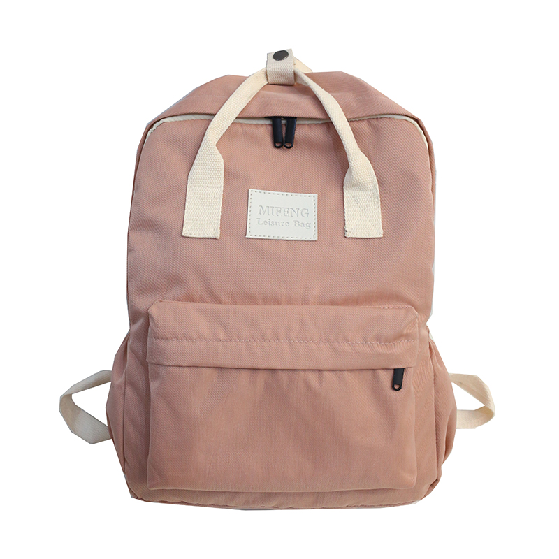 sacs d'école pour adolescentes enfants Nylon enfants étudiant sac à dos étanche adolescent sac à bandoulière enfant cartable: Pink