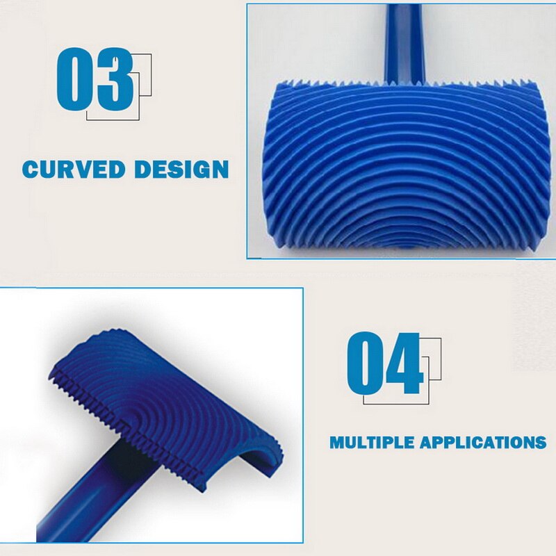 Imitation Wood Graining Pattern Wall Texture Art Brush Painting Tool Rubber Wood Grain Painting Tool Home Decoration Rubber DIY