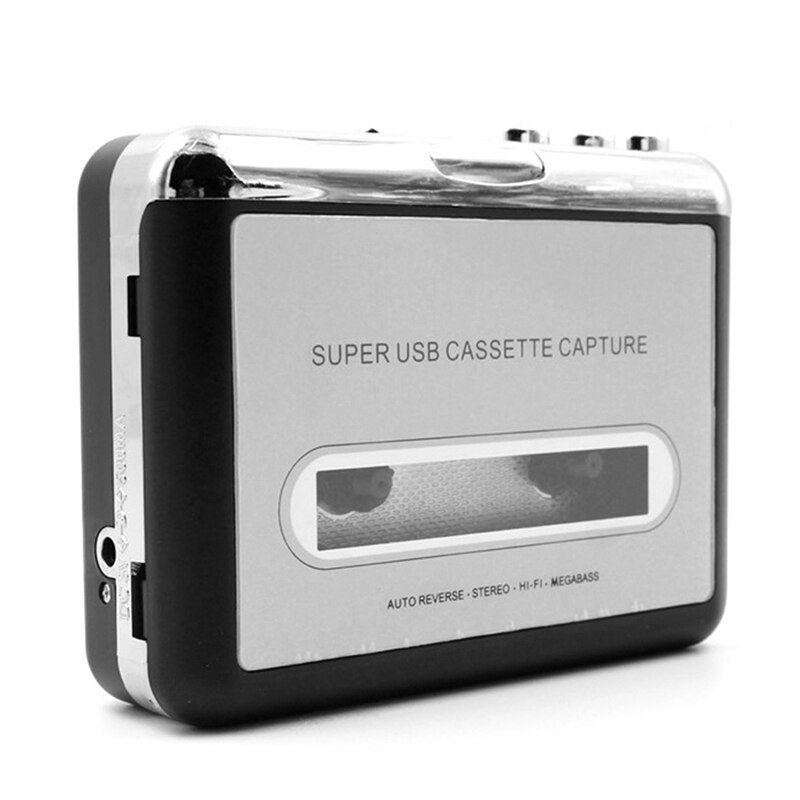 USB Cassette Player Tape to MP3 Converter Capture Adapter Audio Music Player Tape USB Cassette Recorder & Player