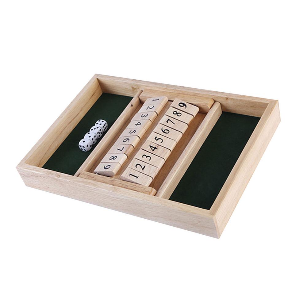 Closed Box Game Adult 2 Or 4 Players Double Board Dice Game Children Home Education Math Strategy Game