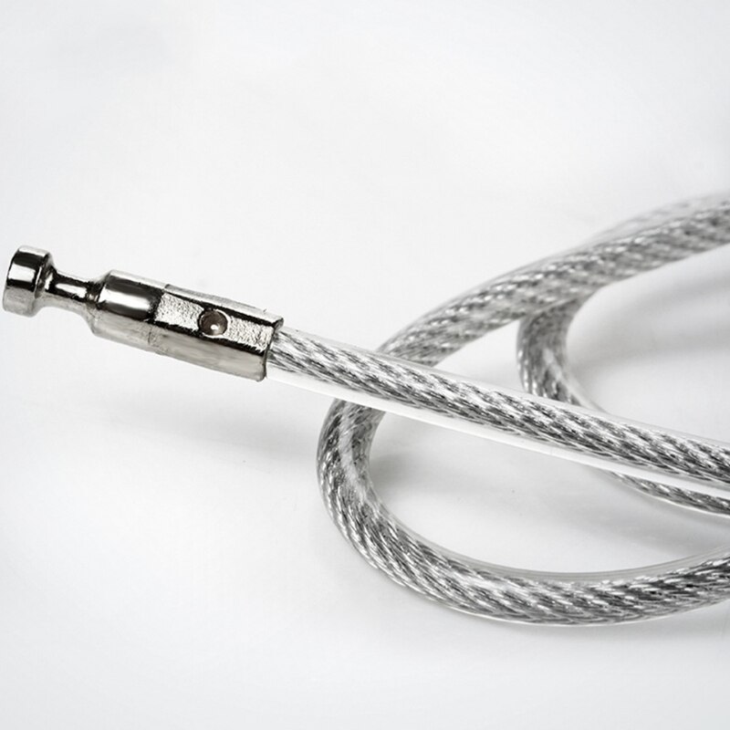 3-digit Motorcycle Helmet Lock Combination Lock With Cable for Motorbike Scooter Street Bike, Secures Helmet