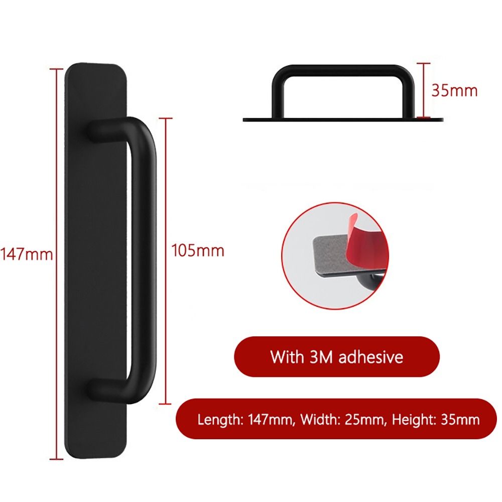 Punch-free Door Handle Aluminum Kitchen Cabinet Pu... – Grandado