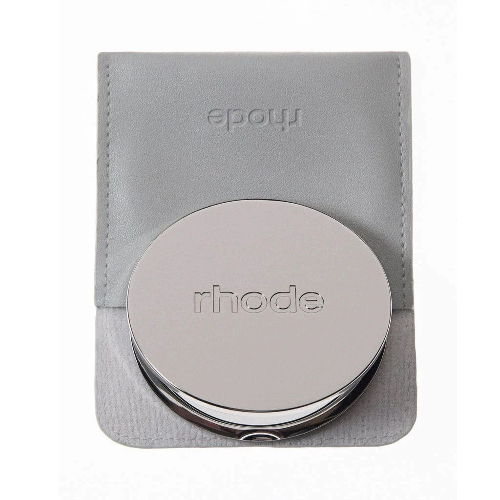 Rho Magnetische SNAP-ON LIP CASE met MagSafe hoesje voor iPhone 17 Air 16 15 14 13 12 11 Pro Max Lipglosshouder Telefoonhoesjes: grijze kleur