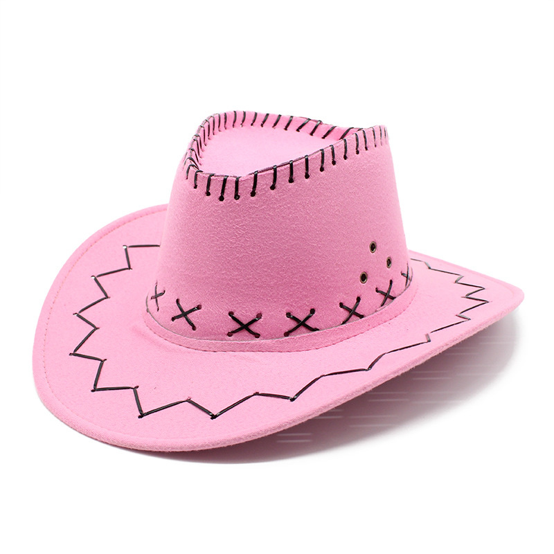 Summer Western men Fedoras Cowboy Hat Suede Cowboy Hat For Gentleman Cowgirl Jazz Cap With Gentleman Suede Sombrero Cap: 12