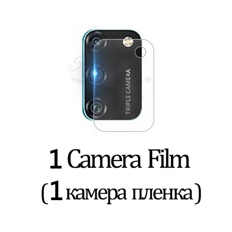 3in1 di protezione della Macchina Fotografica di vetro per Il caso di Huawei Honor 9a 9 un moa-lx9n Temperato protezione dello schermo di vetro della copertura completa hono9 un honor 9a 9h: solo telecamera film