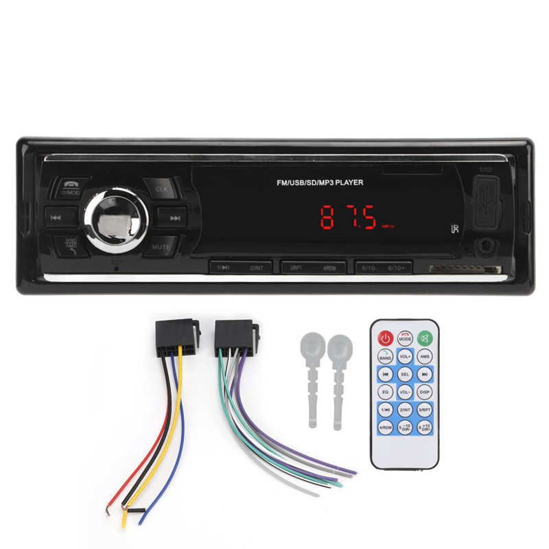 Car Bluetooth MP3 Stereo Universal USB AUX FM Radio Cars Stereos Receiver with LED AUX Bluetooth Car Stereo