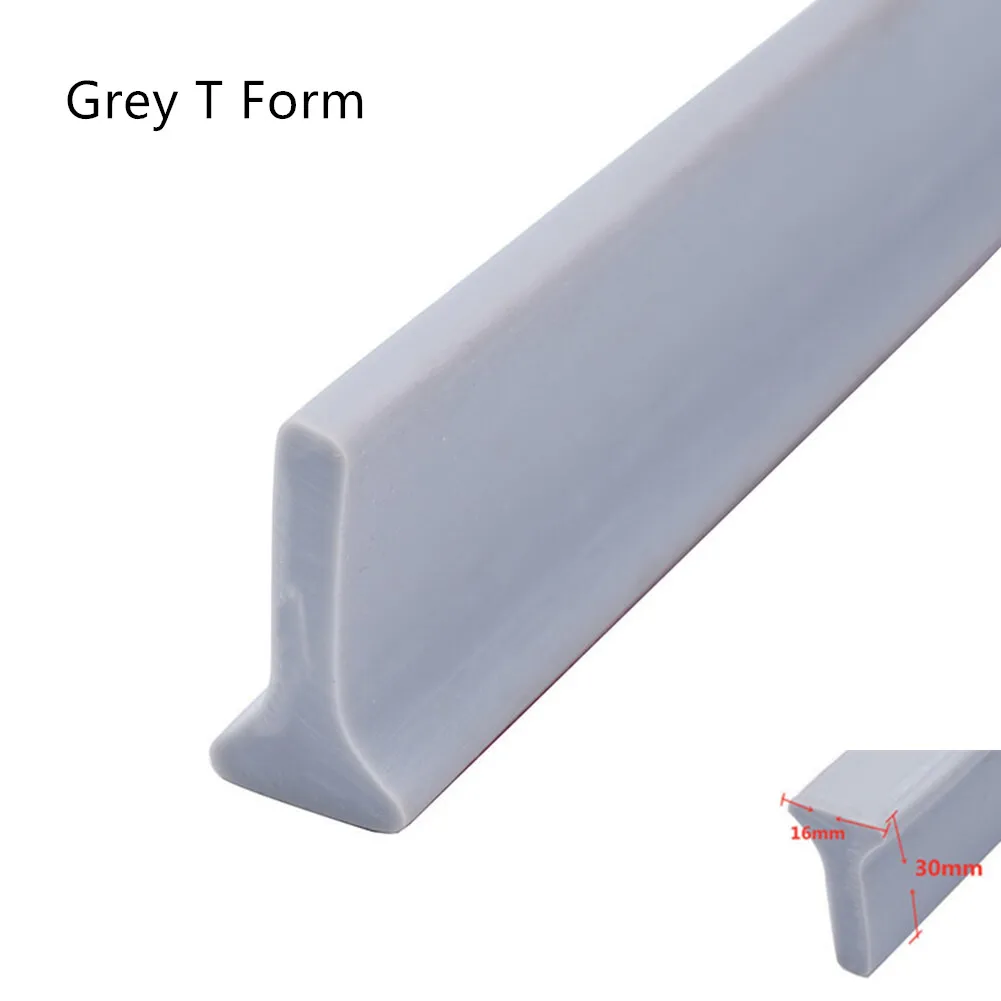 Tira de barreira de água para retenção de banheiro, 50/100/200/300cm, rolha de água para bacia, tira de retenção de água, barra de separação seca e molhada: Vermelho / 79.3mm