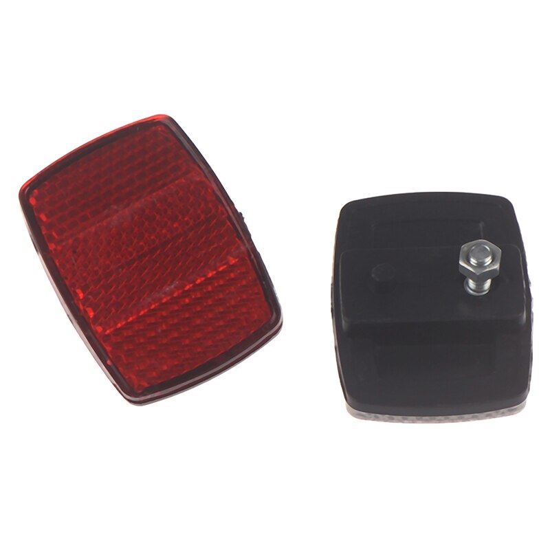 Reflector reflectante para manillar de bicicleta, luz de advertencia delantera y trasera, lente de seguridad