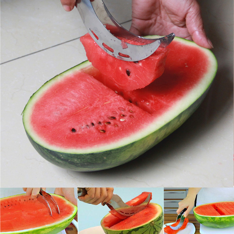 Vandmelon kniv hami melon kniv skærer hakker frugtsalat agurk grøntsagsskræller køkkenværktøj