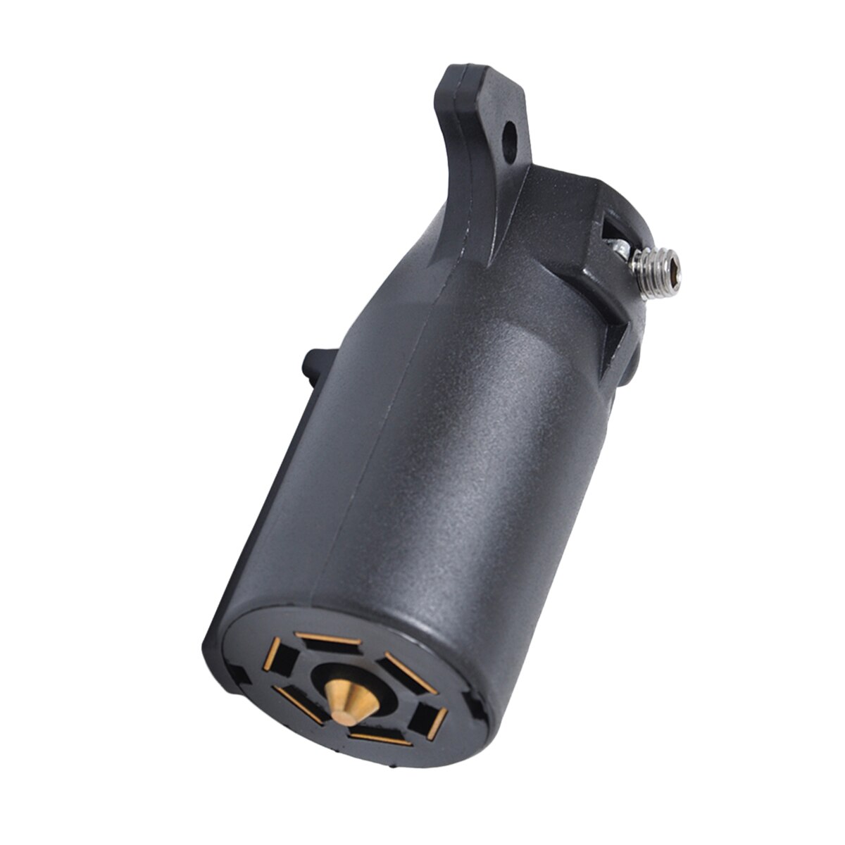 1pc 7 Pin Trailer RV Trailer Wiring Adapter Light Connector Adapter Plug Caravans Trailer Semitrailers Adapter Connector