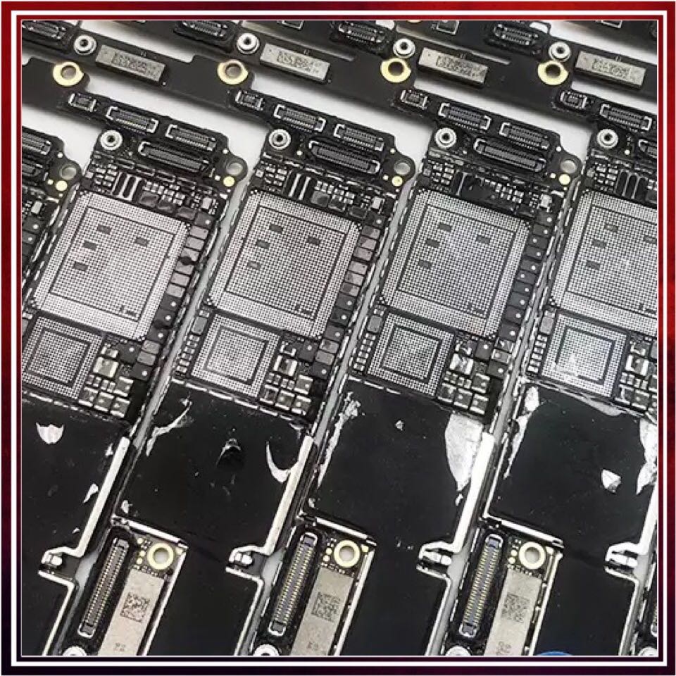 For iPhoneX logic board xs xsmax polishing CPU board bottom iPhone11 11Pro Max switching CPU baseband cutting CNC board