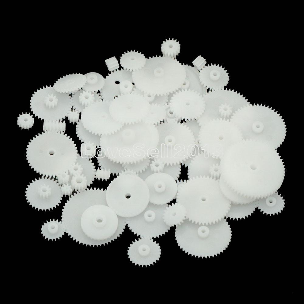 58 Styles Plastic Gears All Module 0.5 Robot Parts for Arduino