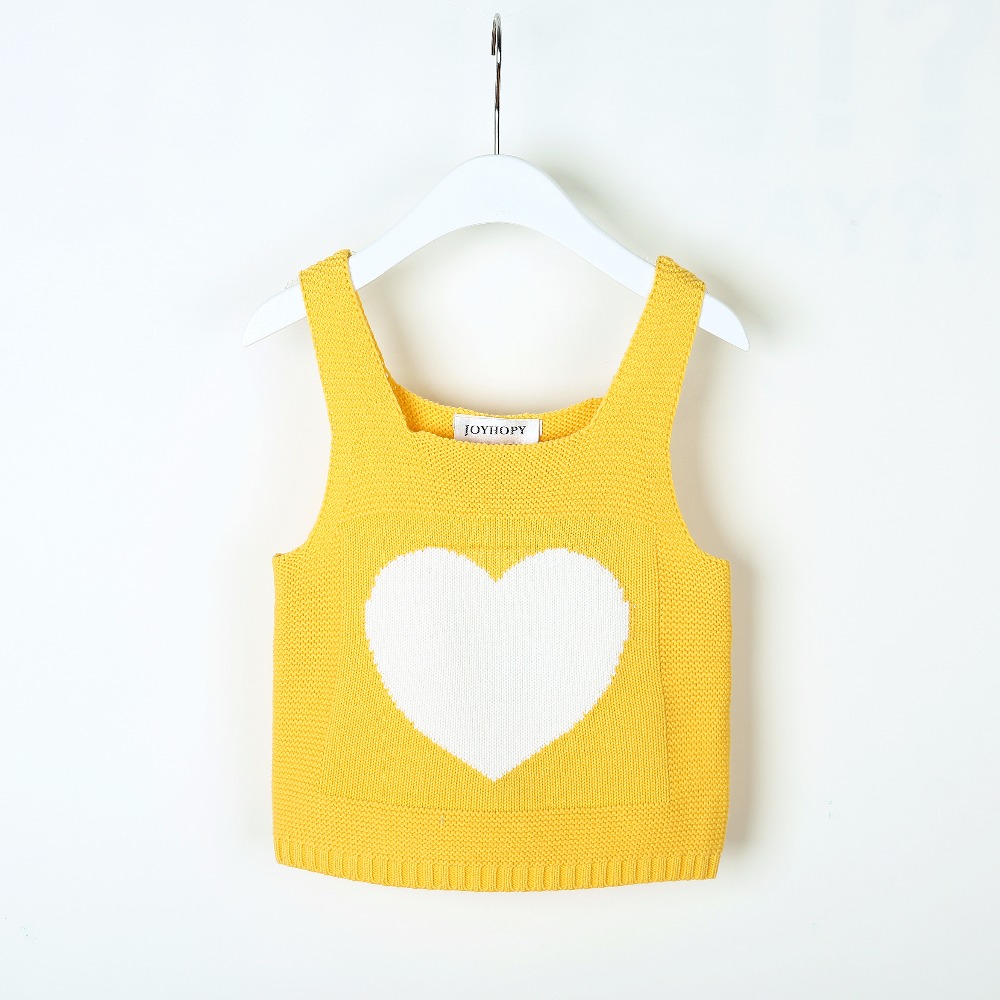 Boys Girls Vests Kids Clothes Knitting Heart Children Clothing Girl Waistcoat Spring Autumn Casual Baby Boys Vest