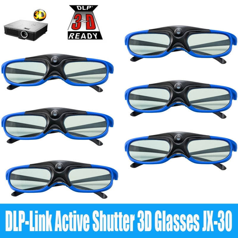 Lunettes 3D rechargeables, volet actif 96-144HZ, pour projecteur BenQ Acer X118H P1502 X1123H H6517ABD H6510BD JmGo Optoma V8 XGIMI