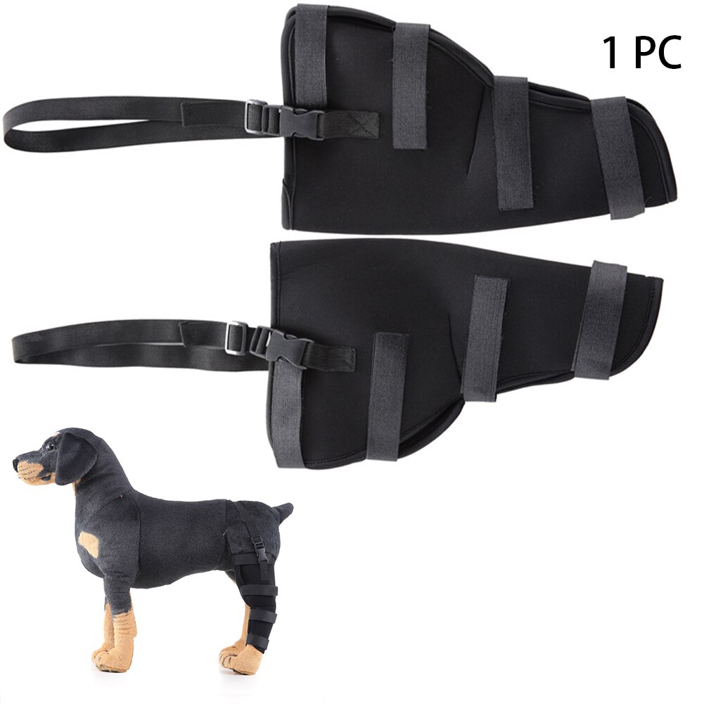 1pc fast hjælpeværktøj hundeforbindelse smertelindring gå sårbeskytter hock åndbart bagben støttebøjle kæledyr knæpude