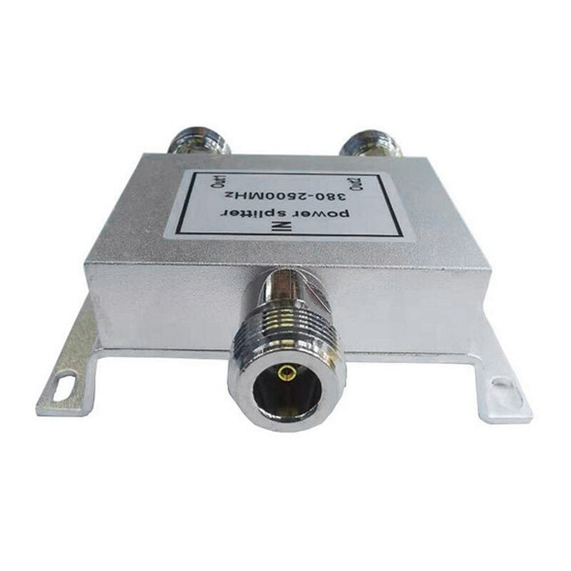 2 Way 380-2500MHz Antenna Power Divider Splitter for GSM CDMA 3G Signal Booster ,Connect to Antenna