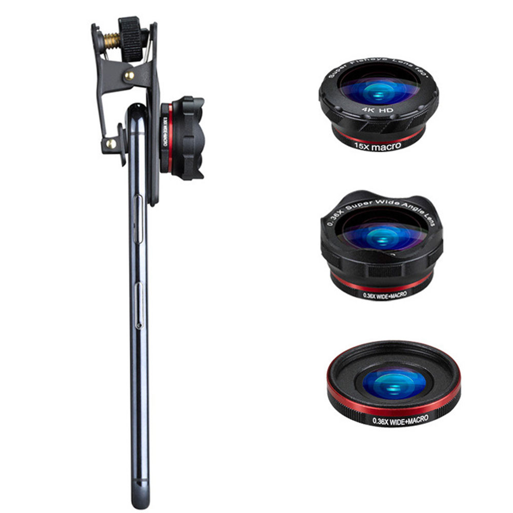 Telefoon Camera Lens Kit 5 In 1 Mobiele Telefoon Lens Voor Telefoon Android Smartphones Web Cam