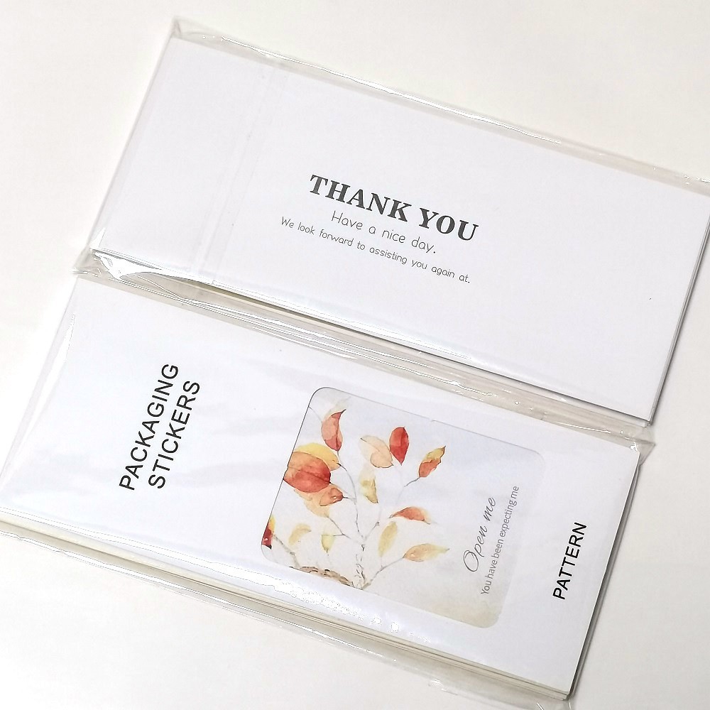 50 Teile/paket Danke Aufkleber Wasserdichte Dichtung Etiketten 6*15 Cm Verpackung Aufkleber Für Kleine Unternehmen Schmücken Aufkleber Liefert: YH259-50Stck