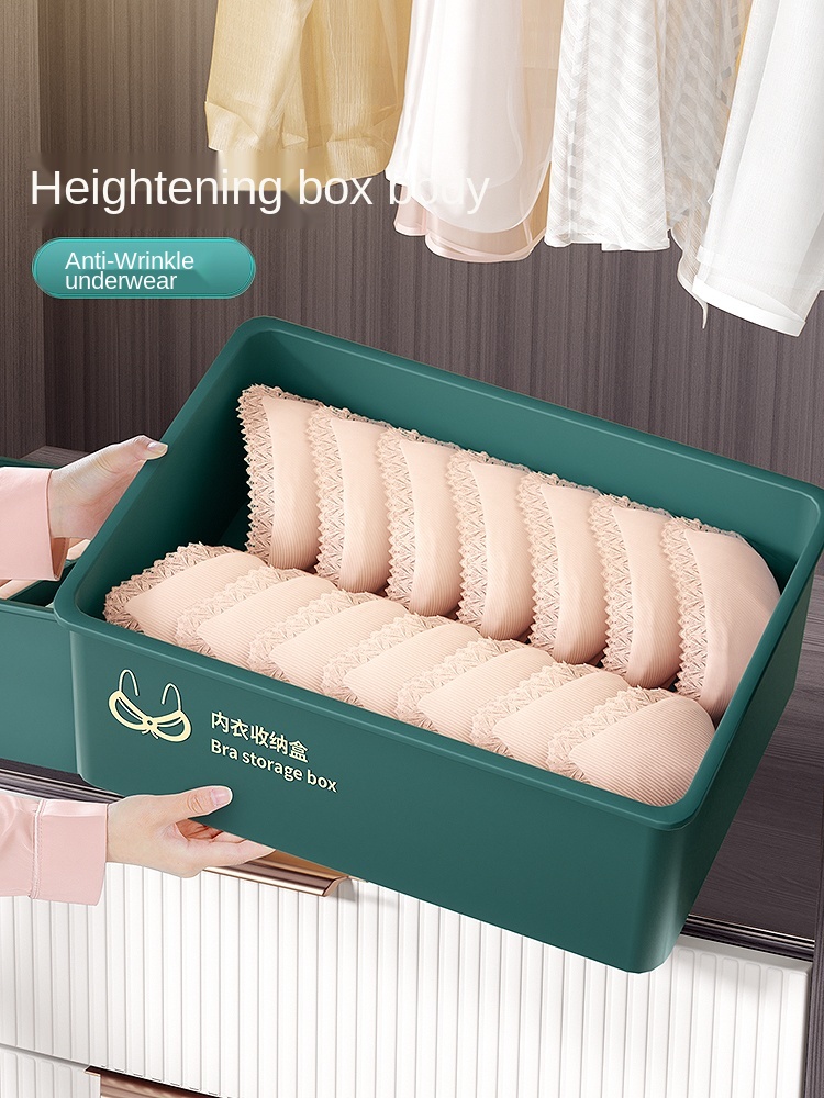 Underwear Storage Box Household Drawer Wardrobe Compartment Artifact Socks Panties Three-in-one Storage Box Shorts storage box