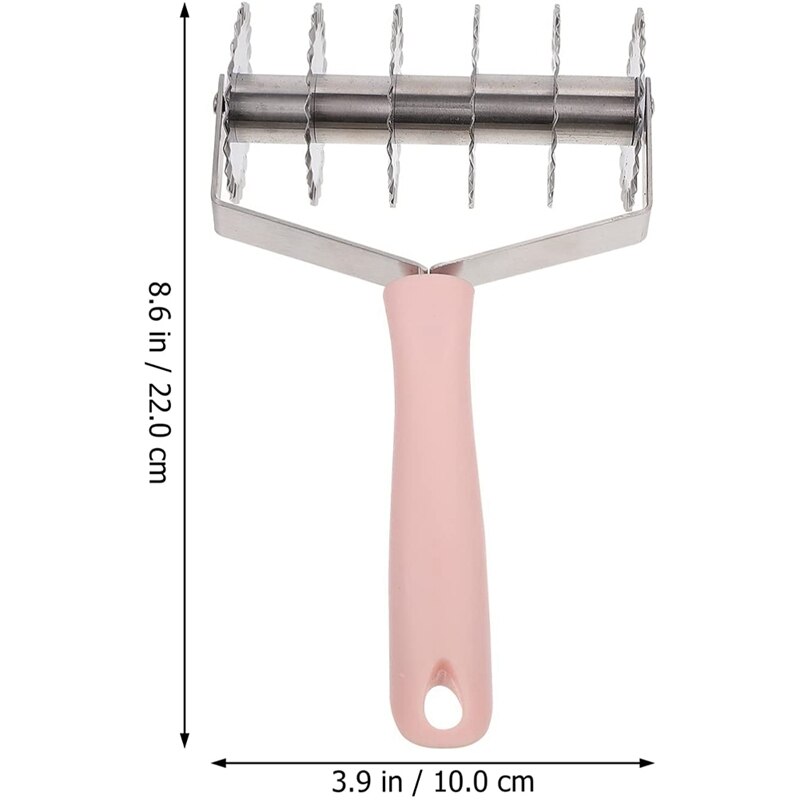 Praktische Pizza Cutter Edelstahl Pizza Rad Pizza Rolle 6 Räder Teig Cutter Küche Spielereien für Pizza Gebäck Kuchen