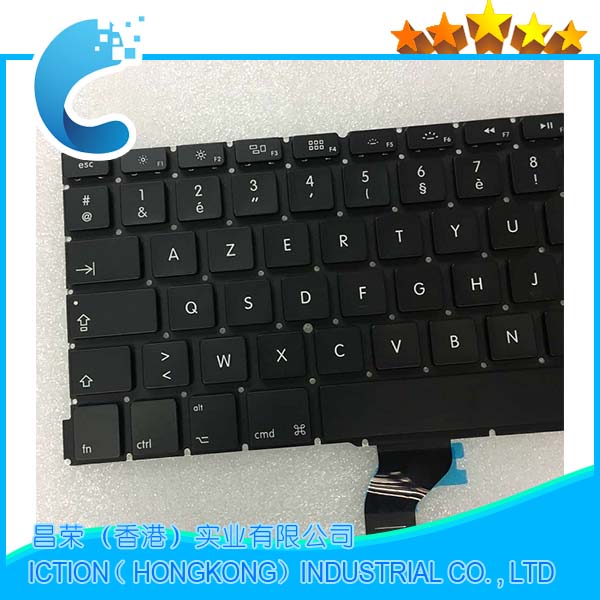 Original Keyboard FRANCAIS for Macbook Pro Retina 13" A1502 Clavier FR AZERTY french keyboard