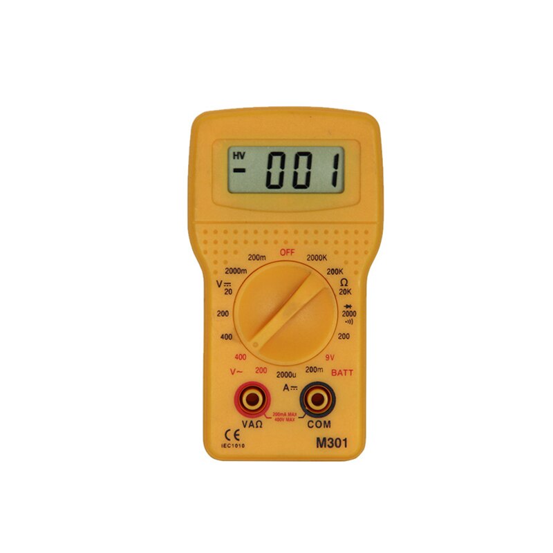 Handheld Digital Multimeter LCD Backlight Portable AC/DC Ammeter Voltmeter Ohm Voltage Tester Multimeter Fast