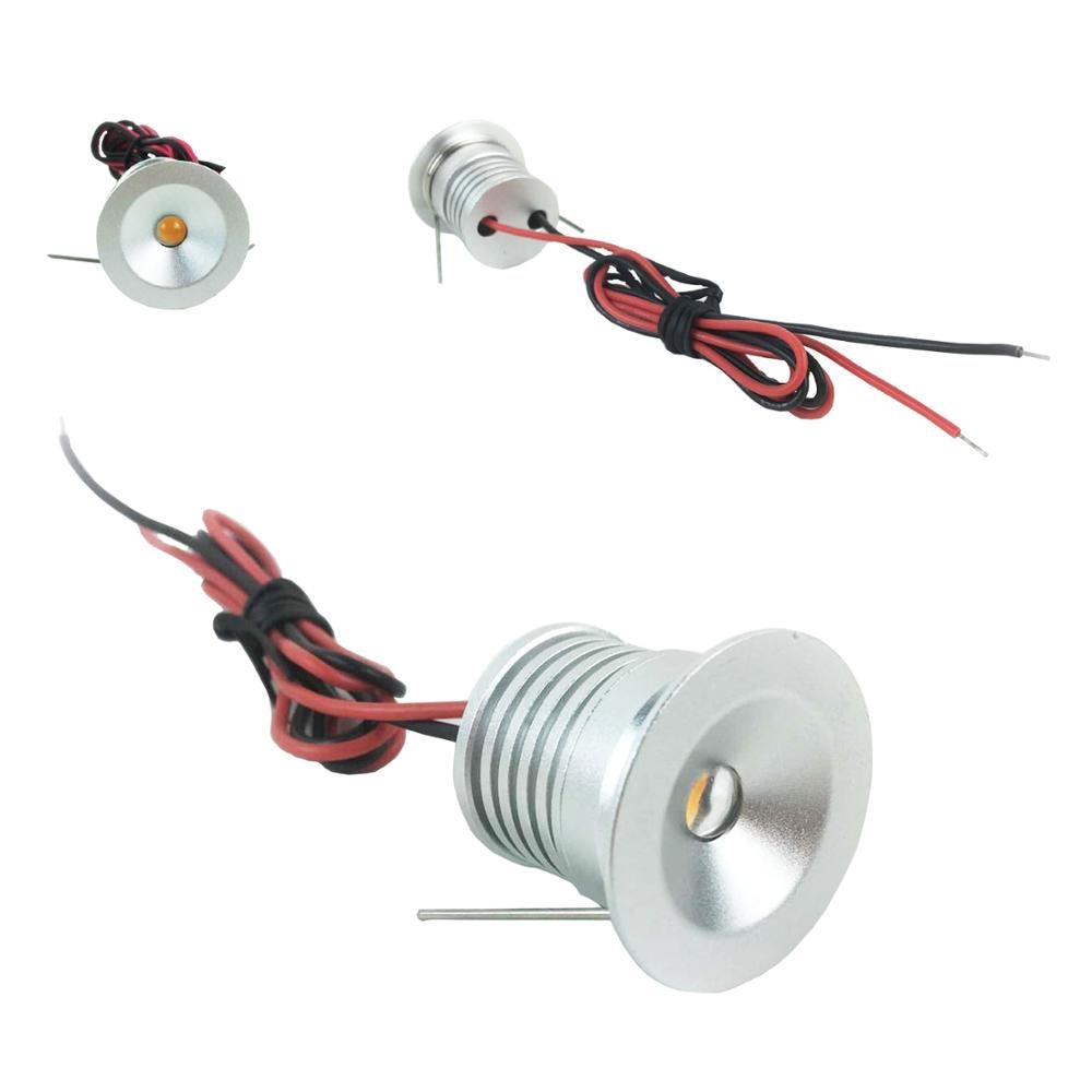 9 pcs LED Downlight 1W IP65 Waterdichte Inbouw LED Spot Verlichting DC12V Mini LED Plafond Lampen voor Badkamer Keuken ster Lichten