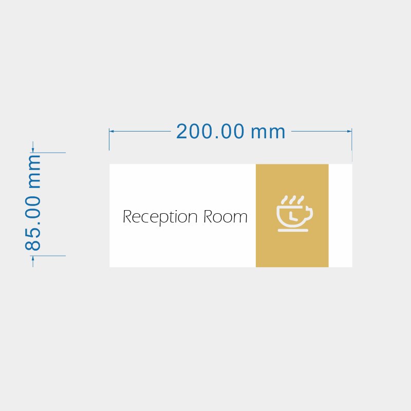 Room Sign Board: Reception Room