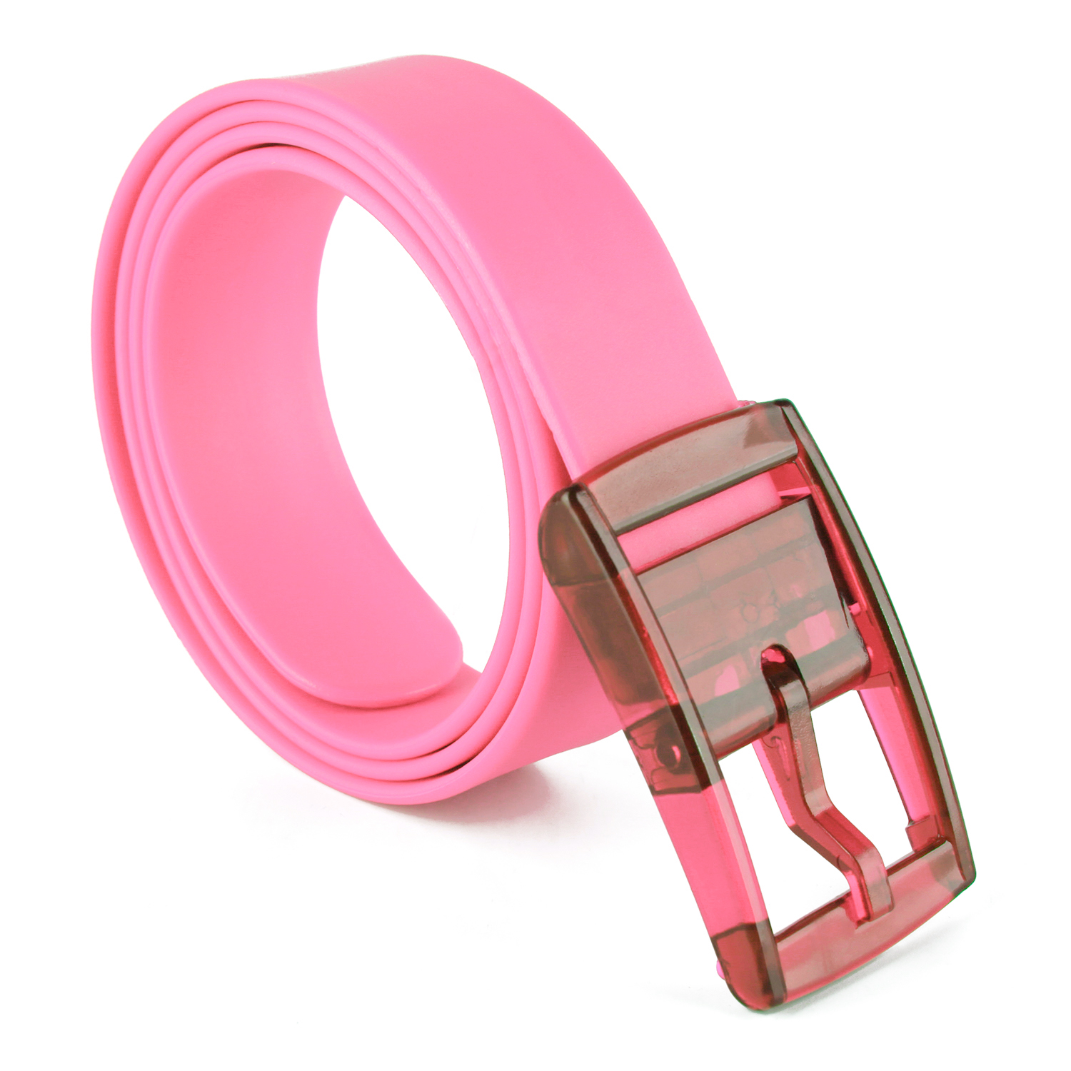 Kleur Unisex Rubber Golf Broek Riemen Voor Mannen Verstelbare Cut-To-Fit Waterdichte Plastic Voorkomen Allergie Riem Modieuze riem: pink