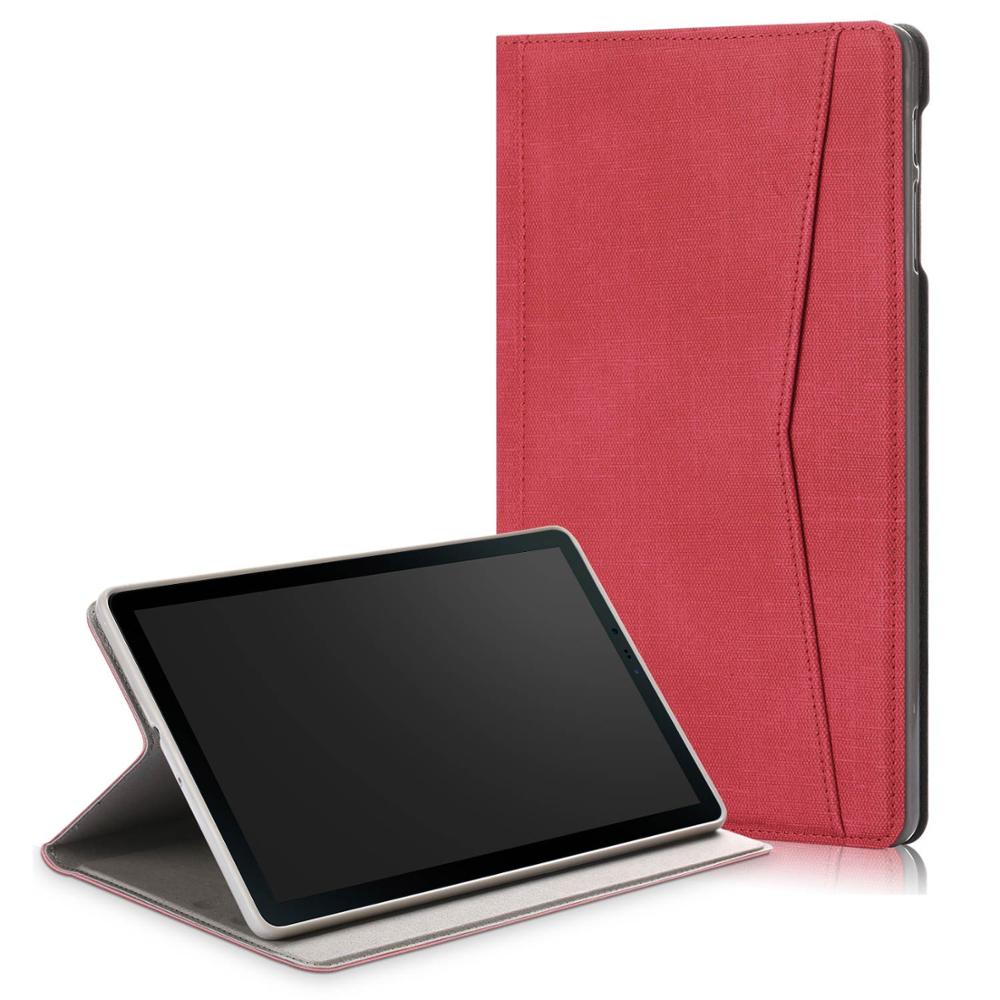 Til funda tablet samsung galaxy tab  a 10 1 etui til samsung galaxy tab et cover: T515- qccd-røde