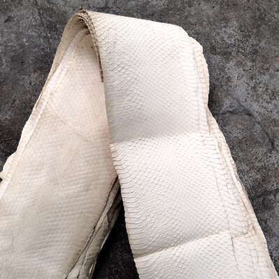 Diy Natuurlijke Slangenhuid Leer Stof Met Zeldzame Huid 100-110x10cm: 9-70x11cm