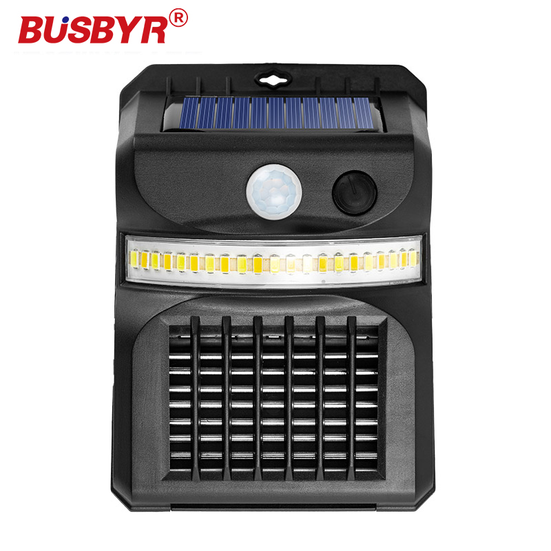 Nueva lámpara LED de pared solar, lámpara antimosquitos 2 en 1, LED para exteriores, detección inteligente de cuerpo humano, lámpara de pared para jardín al aire libre