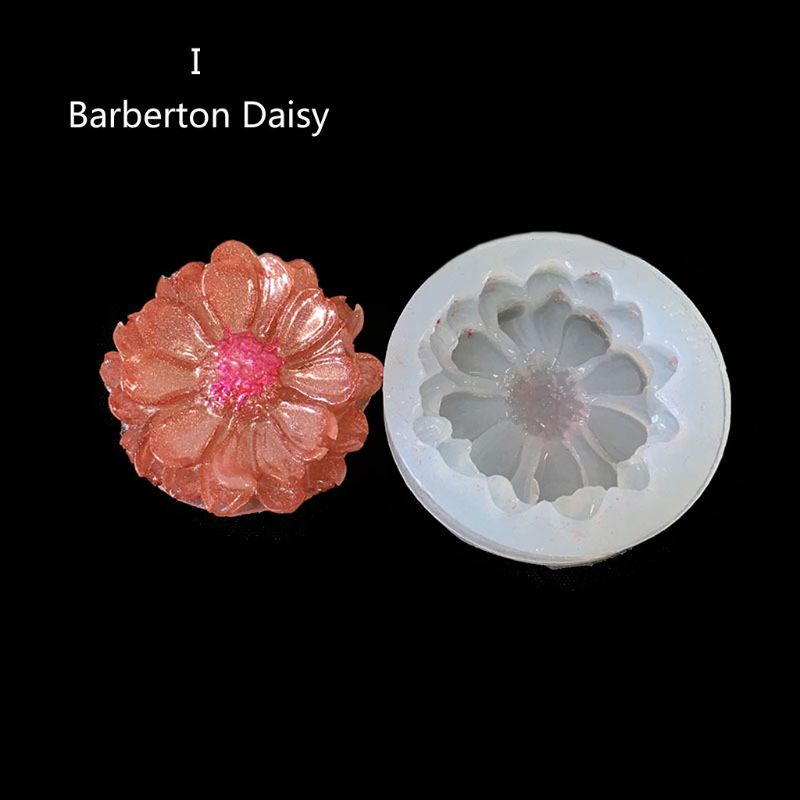 Moldes de silicona flor de loto para manualidades, accesorios de resina de Camelia, peonía, Margarita, herramientas de fabricación de Moldes de resina epoxi,: I