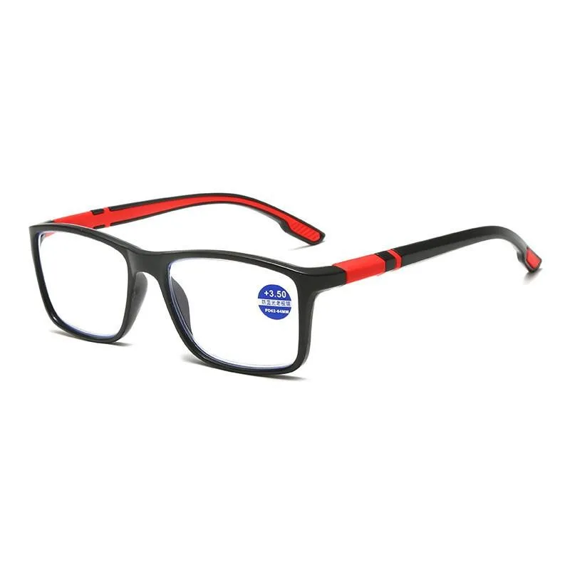 Men Glass 1.0 1.5 2.0 2.5 3.0 3.5 4.0 Reading Glasses Sports Presbyopic Eyewear Prescription Glasses Unisex Blue Light Blocking