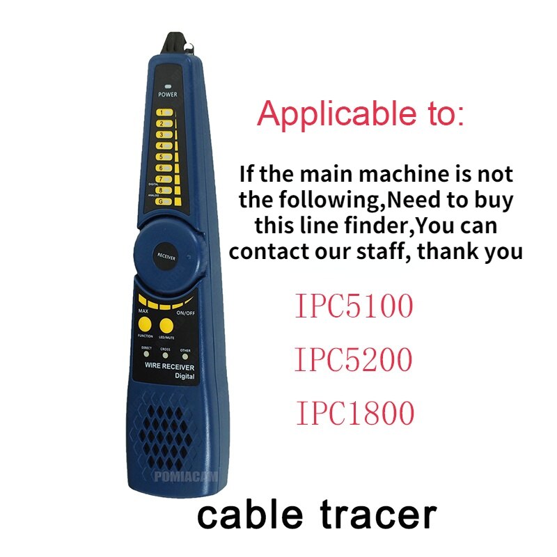 Finder Network Cable Tester Digital cable tracer for CCTV tester IPC5100 IPC5200 IPC1800 cable tester optional