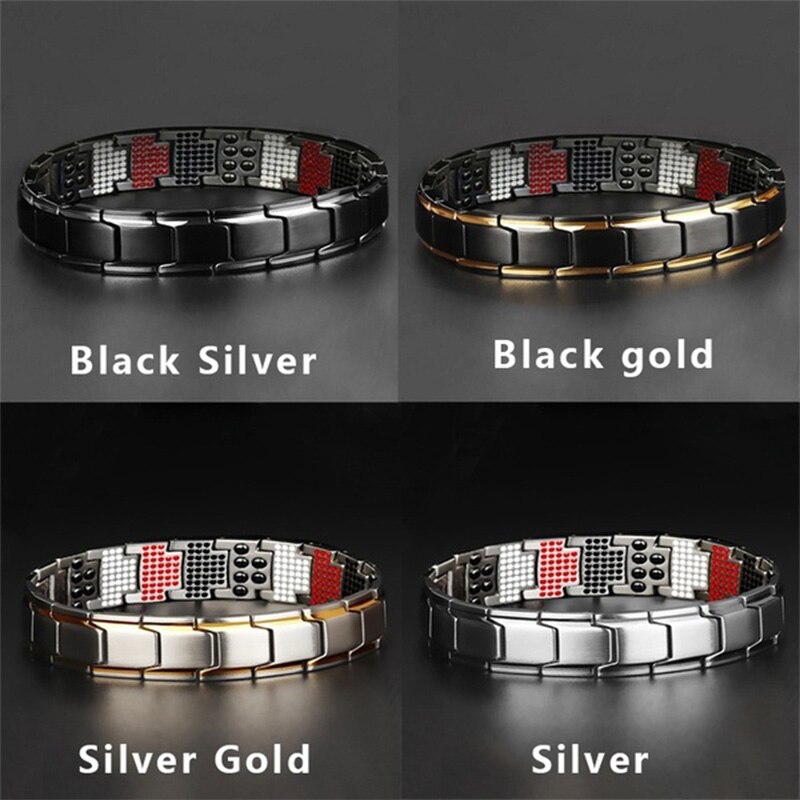 Mens Health Energy 3 IN 1 Bracelet Bangle for Arthritis Twisted Healthy Magnetic Bracelet for Women Power Therapy Magnets