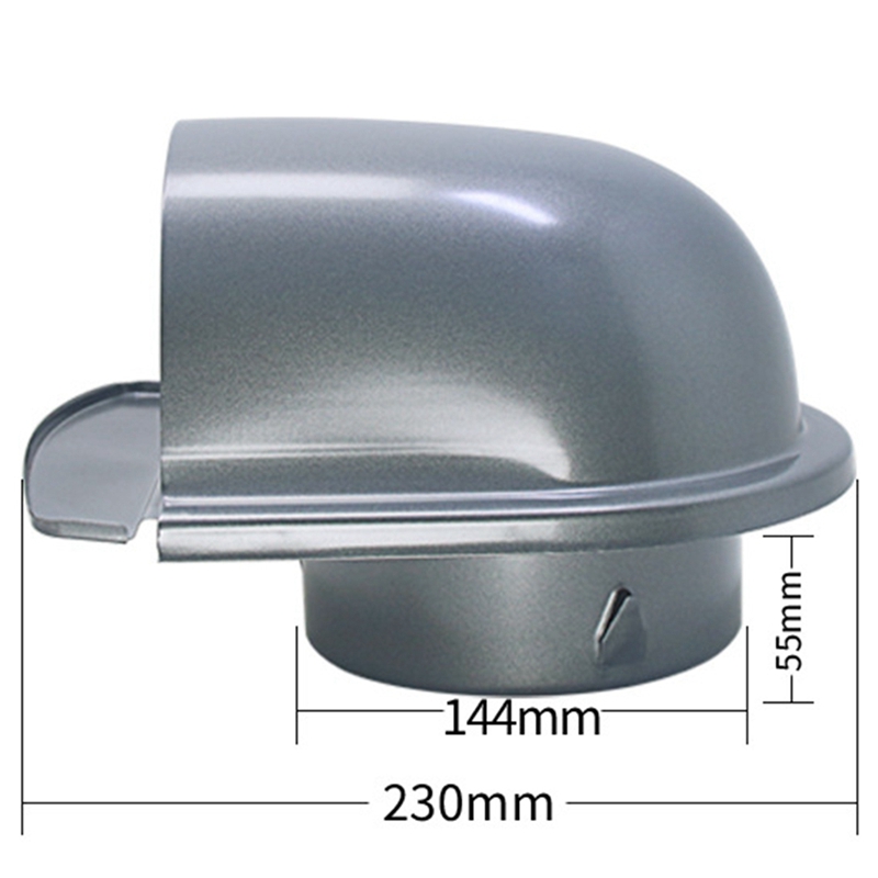 Waterproof Stainless Steel Vent Vent Hood Anti-Corrosion Exhaust Extractor for Wall Air Outlet Cover