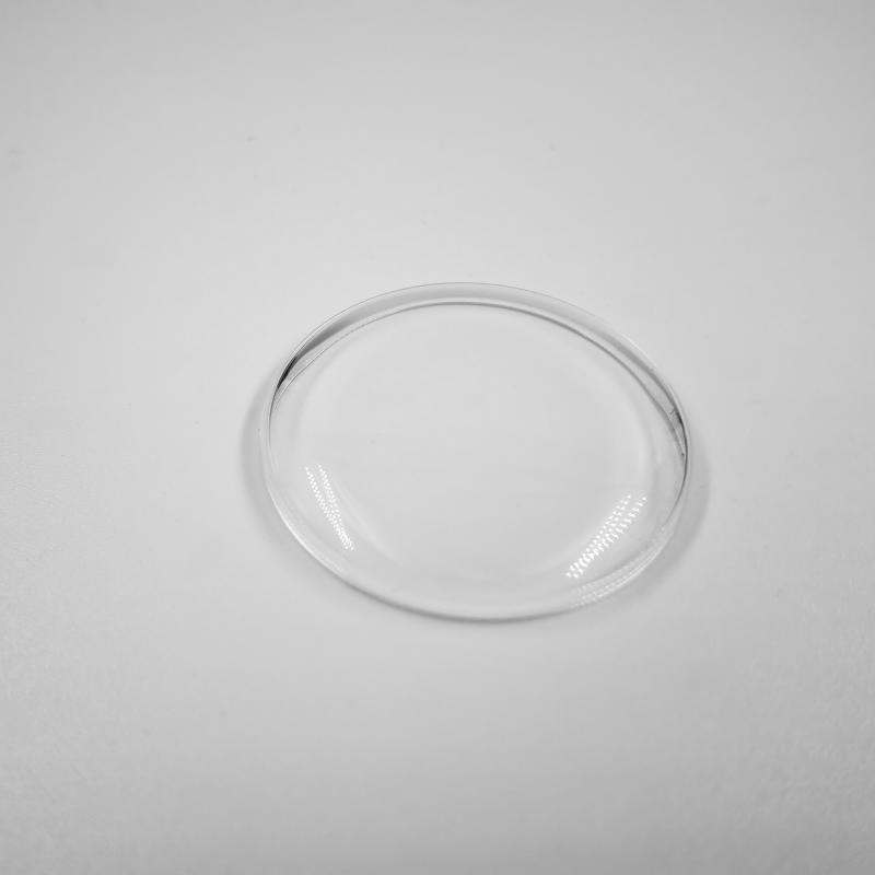 Tapa de plástico en forma de reloj, cubierta frontal de cristal, pieza de reparación de reloj de 25mm-34,5mm de diámetro