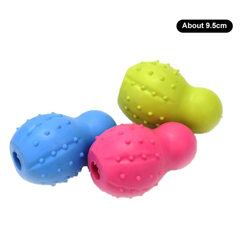 Durable Rubber Dog Toys Bite Resistant Dog Chew Toy Chihuahua Teddy Bulldog Puppy Pet Toys For Small Dogs Cleaning Teeth Toy: Bowling