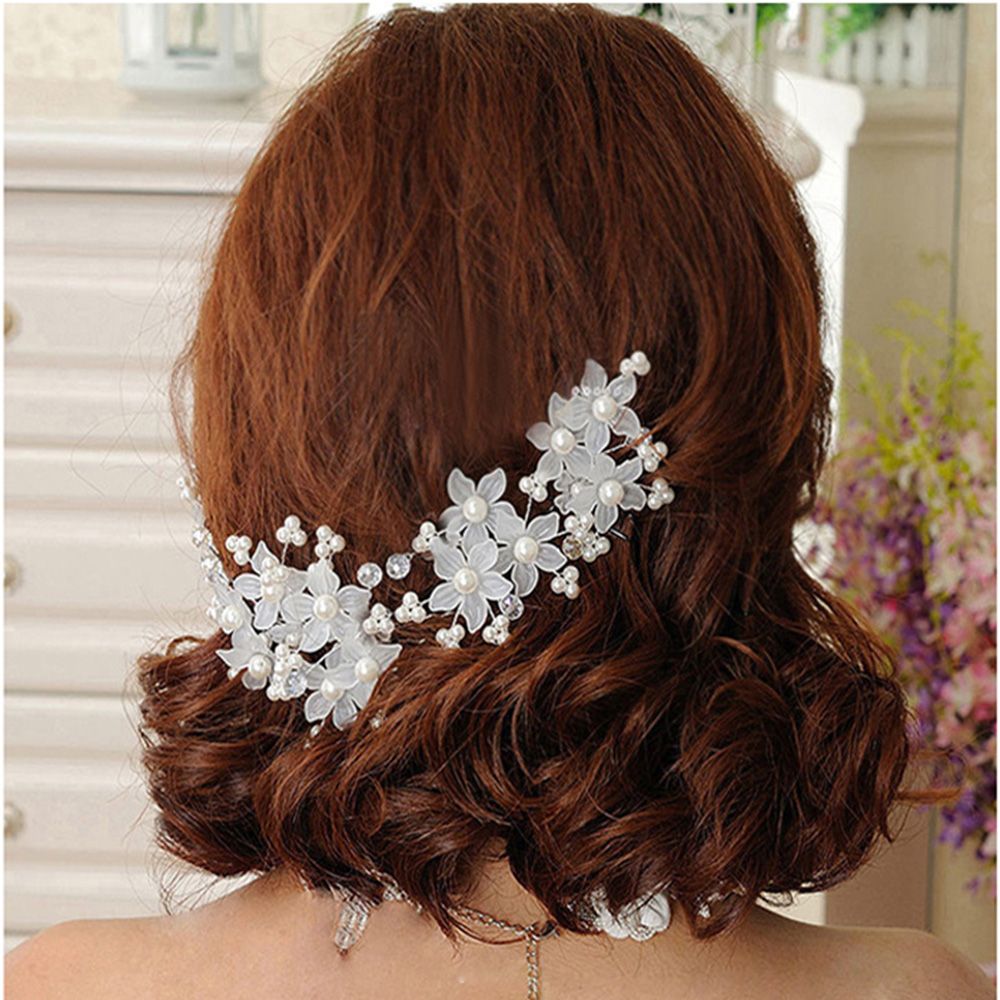 1 Stuks Bruids U-Vormige Pin Metalen Barrette Clip Haarspelden Strass Parel Vrouwen Haaraccessoires Bruiloft Kapsel Tools