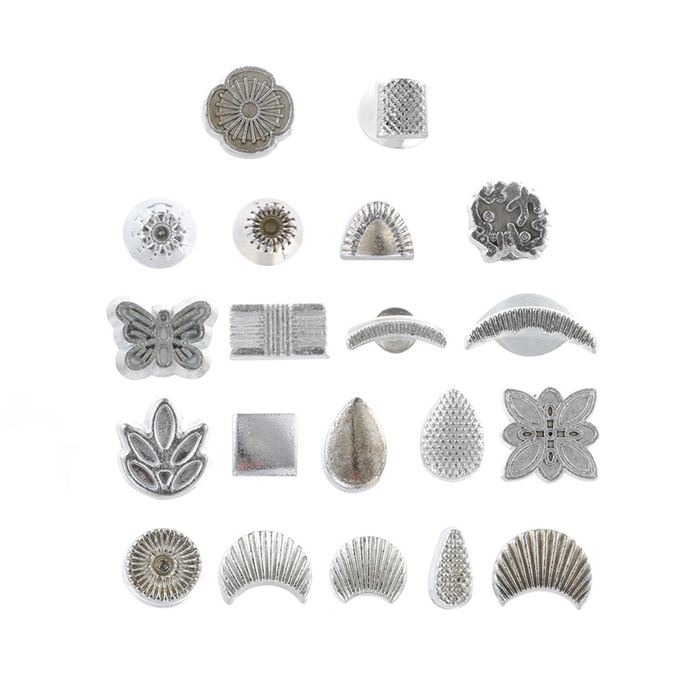 11cm Metal Leather Working Saddle Making Tools Carving Leather Craft Stamps Leather Stamping Solid DIY Printinting Staming