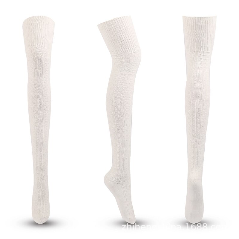 1 paar compressiekousen kniekousen lange kousen dameskousen elastische spataderen sokken over de knie sportsokken: W