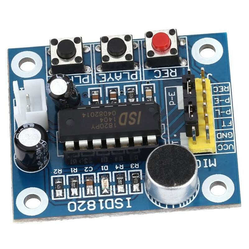 ISD1820 Sound Voice Recording Playback Module Met Mini-Geluid O Luidsprekers: Default Title