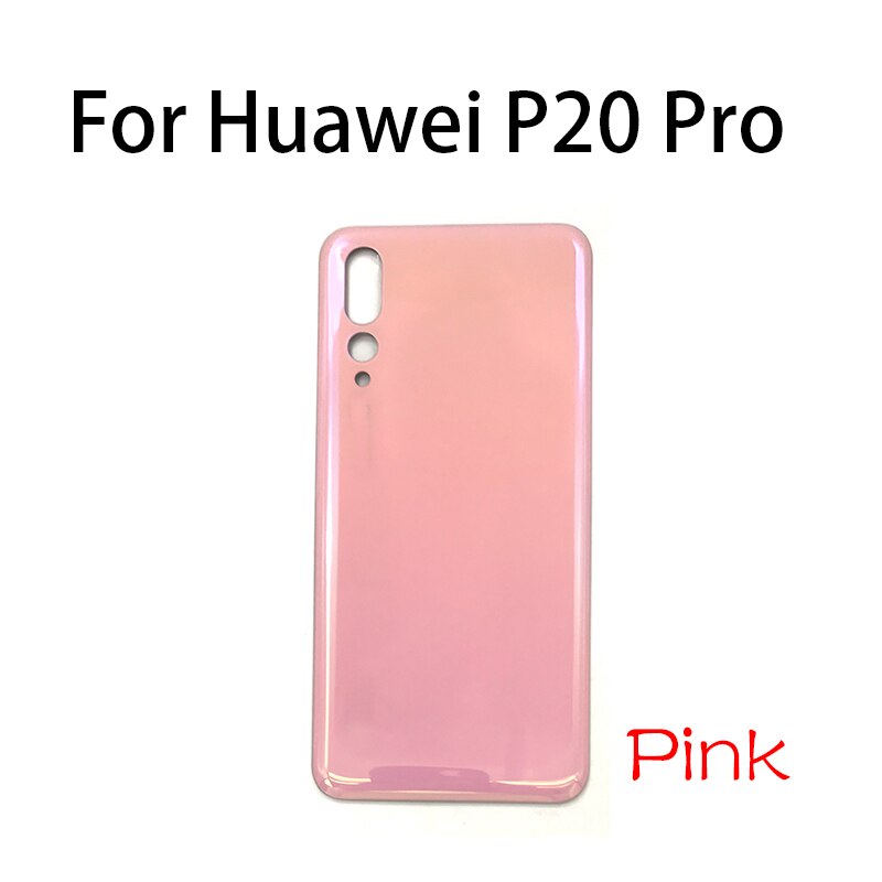 Terug Battery Cover Glas Voor Huawei P20 Pro Met Sticker
