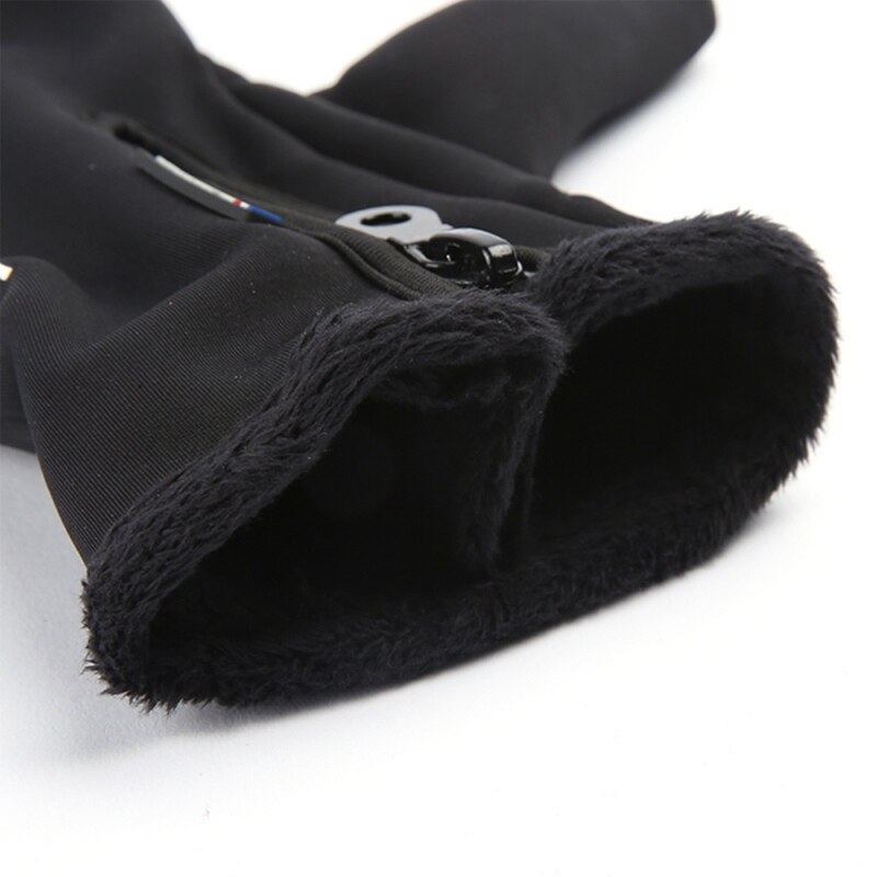 Touchscreen fiets handschoenen heren dames winter thermisch winddicht warme volledige vinger fiets handschoen antislip fiets handschoenen