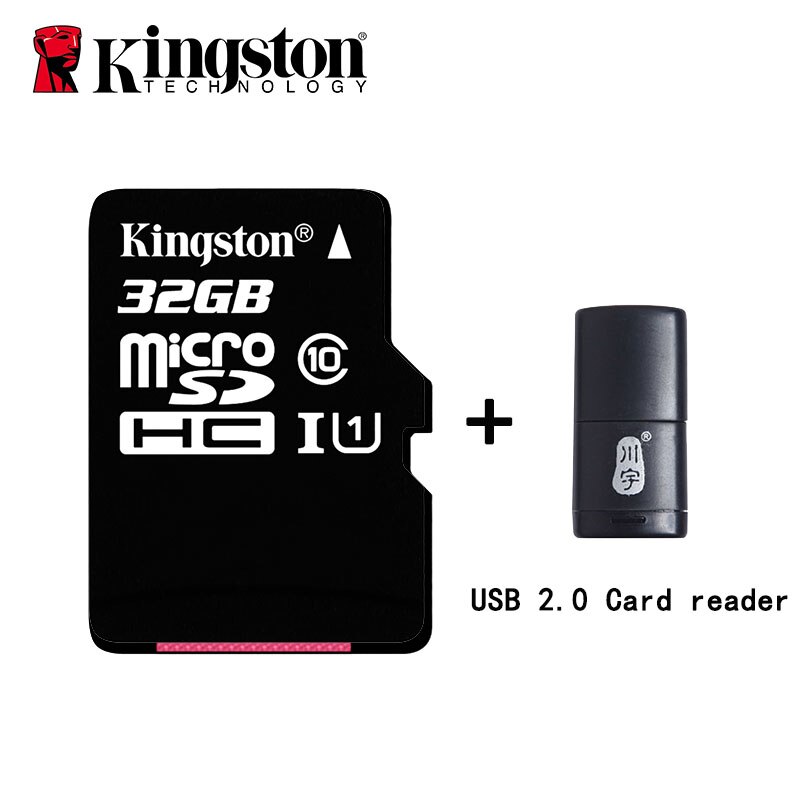 Oryginalny Kingston karta MicroSD karta pamięci Flash 64GB 128G 32GB 16G Class10 TF karty microSDHC microSDXC micro sd 8GB do telefonu: 32G-C286