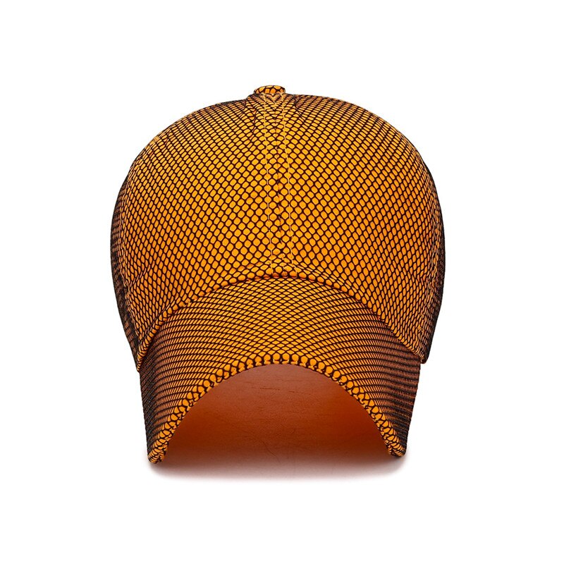 Casquette de Baseball unisexe en maille solide, réglable et respirante, chapeau de soleil à rabat, réglable en 5 couleurs décontracté