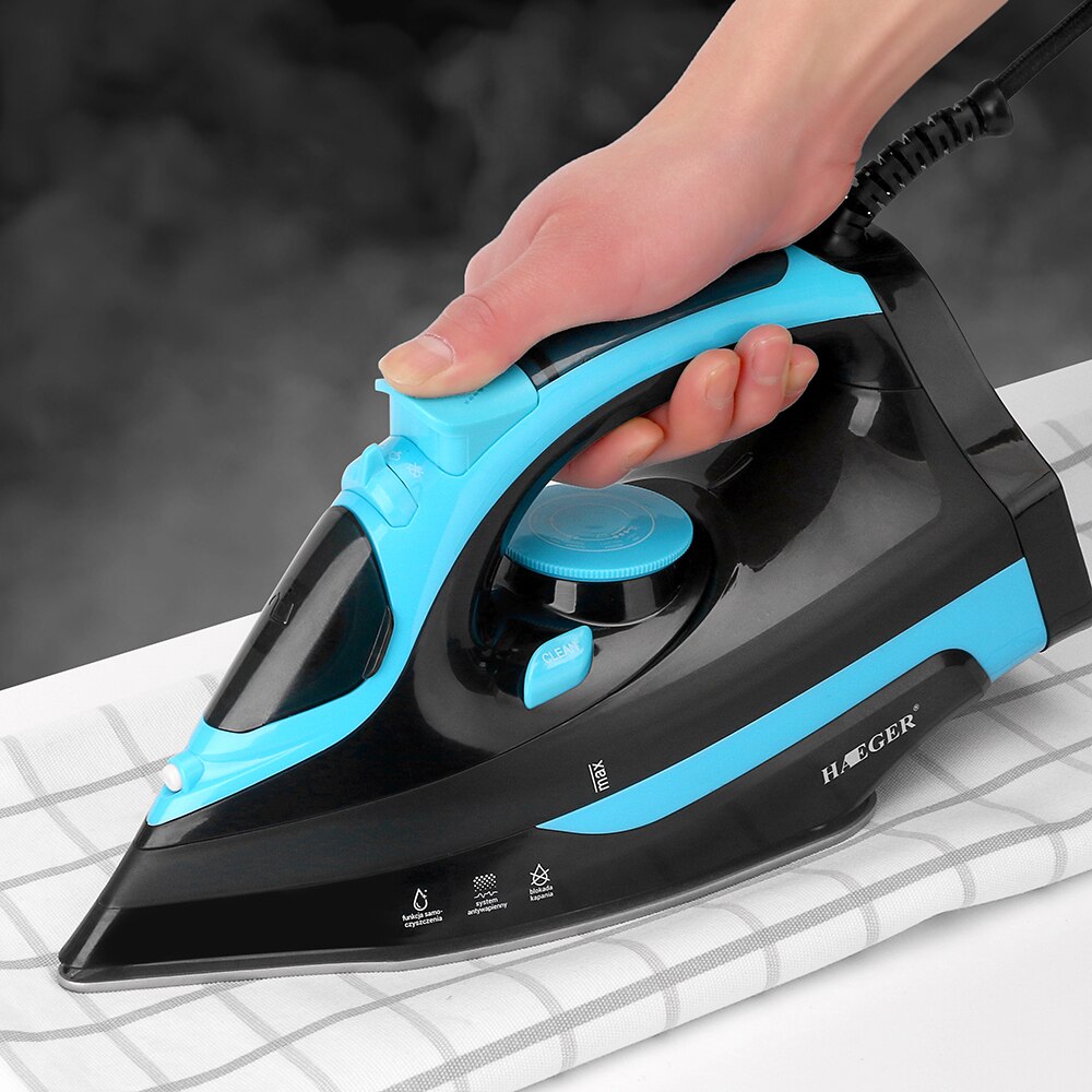 2000W Household Electric Steam Irons for Clothes Multifunction Adjustable Ceramic Soleplate Iron