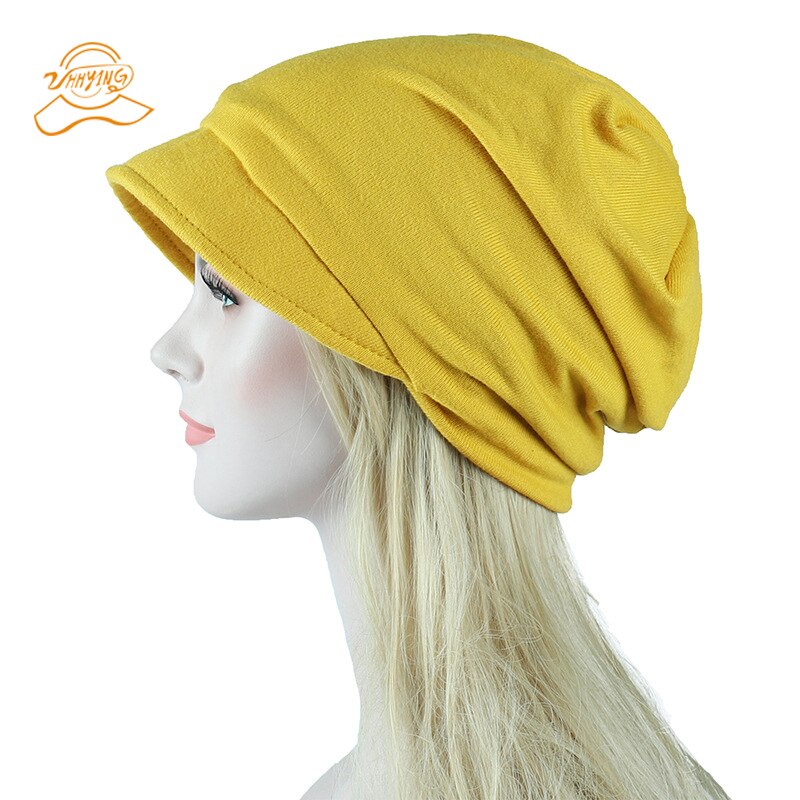 Con sombrero de ala tejido al Crochet para mujer invierno gorros calientes de punto femenino gorras elegantes para mujer de al por mayor